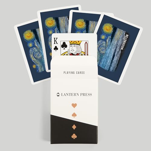 Lantern Press naipes poker tamaño estándar 52 cartas miniatura 6