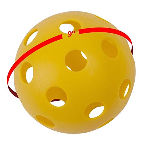 12Pack of Training Practice Plastic Baseballs, Indoor Pickleball Balls