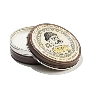 Reuzel The Stache Mustache Wax – Strong Hold, Low Shine Beeswax – Tame And Train Unruly, Coarse Hair – Perfect For Creating Your Signature Style – Light Orange And Mint Scent – 1 Oz