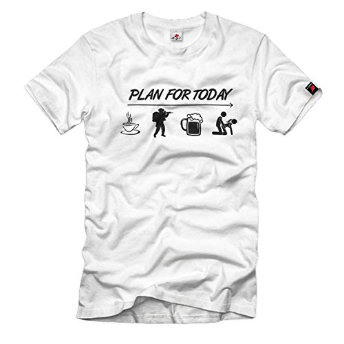 T-shirt Plan for Today motif soldat du café numéro 36094 pour fête