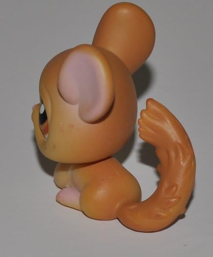 Chinchilla #340 (Gold, Brown Eyes) - Littlest Pet Shop (Retired) Collector Toy - LPS Collectible Replacement Figure - Loose (OOP Out of Package & Print) image 5