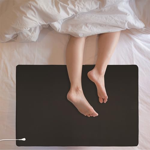 Alfombrilla de conexión a tierra de 100 x 30 cm, alfombrilla for pies con protección del Reino Unido, alfombrilla de conexión a tierra for yoga, alfombrilla de ratón for cama, pies, yoga, mejor sueño/