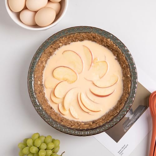 Sweejar X1P4/B Ceramic Pie Pan For Baking,Round Baking Dish Pan For Dinner 10 Inches, Pie Dish Non-Stick Pie Plate For Quiche,Tart,Cake,Pumpkin Pie thumb #3