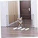 BESPORTBLE 4pcs Gates Reinforcement Groove for Pet Safety Fit for Indoor Outdoor Use Suitable for All Gate Types Easy Installation White Color