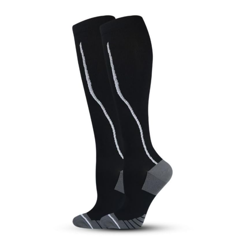Image of 6Pairs Compression Socks (20-30mmHg) for Men & Women - Best Socks for All Day Wear!L /XL
