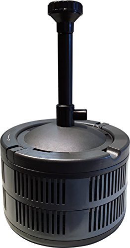 Sicce ECOPOND 3 Submersible Water Pond Pump with Fountain (2400 l/h -Gph 634- for Ponds up to about 7500 lt of water)