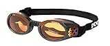 Doggles ILS Medium Racing Flames Frame and Orange Lens