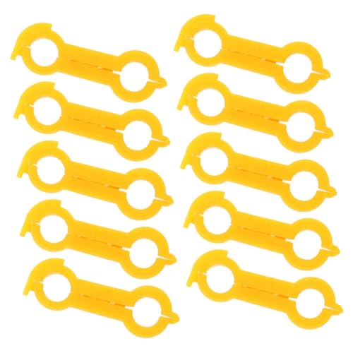 Garneck 10Pcs Chick Leg Support Bands Splay Leg Correction Braces for Poultry Inner Diameter Efficient Alignment Aid for Birds Comfortable Fit for Healthy Growth