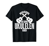 man kann nie genig ukull haben musique T-Shirt