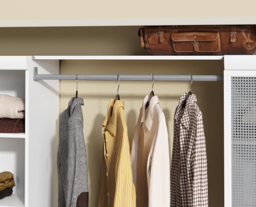 ClosetMaid Mosaics Shelf and Rod Closet Organizer, 2.52" H x 36.02" W x 13.78" D, White by ClosetMaid - Used condition - Image 2