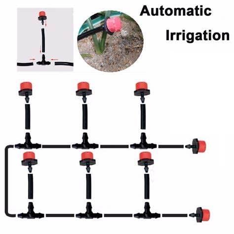 Image of JERN Micro Drip Irrigation System for 20 Plants, Self Automatic Watering Garden Hose Kits With Adjustable Dripper