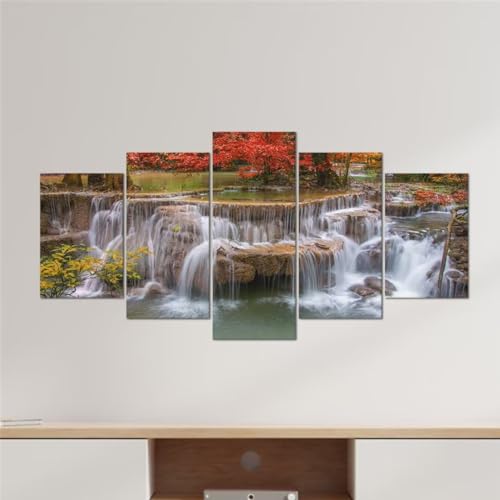 Diamond painting automne grand format 5 pièces, strass débutant et loisirs créatifs 5d