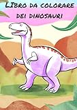 libro da colorare dei dinosauri