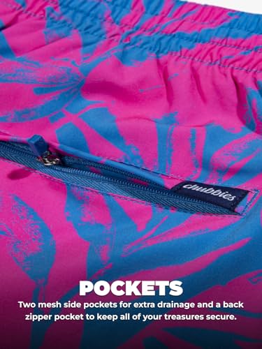 Image of Chubbies Men's Swim Trunks, Stretch Swimming Board Shorts, 5.5 inch Inseam
