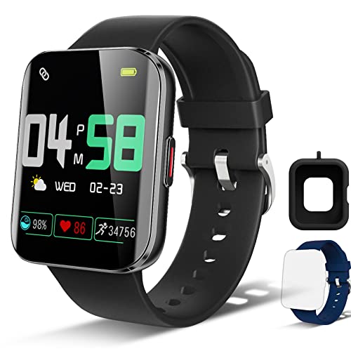 Smart-Watch-for-Android-Phones-Smart-Watch-for-Men-Women-169-Curved-Screen-Smartwatch-Waterproof-Fitness-Tracker-Fitness-Watches-BlackBlue