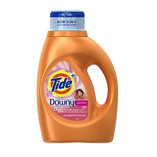Tide Plus A Touch Of Downy April Fresh Scent Liquid Laundry Detergent, 40 Fl Oz