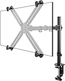 MONTAJE UNIVERSAL - Este soporte de escritorio del brazo del monitor equipado con un adaptador VESA. Monitor sin agujero VESA también es universal. Este soporte de brazo único se adapta a pantallas que pesan hasta 10 kg con montaje trasero. Esto cubre la mayoría de los monitores en el mercado entre 13 y 27 pulgadas. Al tener dos opciones de montaje, es versátil.