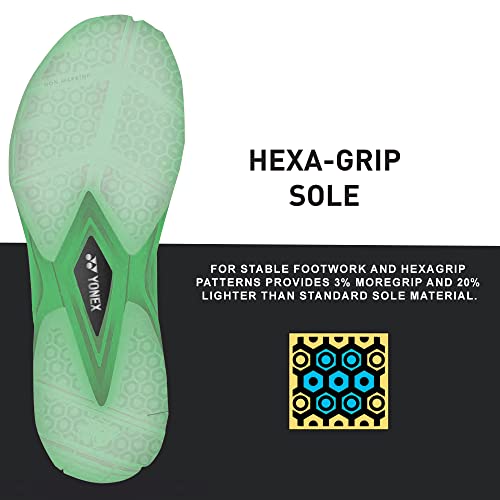 Image of YONEX Badminton Shoes Tour Dominant 2 | Ideal for Badminton,Squash,Table Tennis,Volleyball | Non-Marking Sole |TRU Cushion |Durable Skin Light|Synchro-Fit Insole|Toe Assist Shape|Hexa Grip |Light Weight|