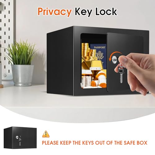 Boîte de sécurité en acier pour protéger vos documents précieux à la maison
