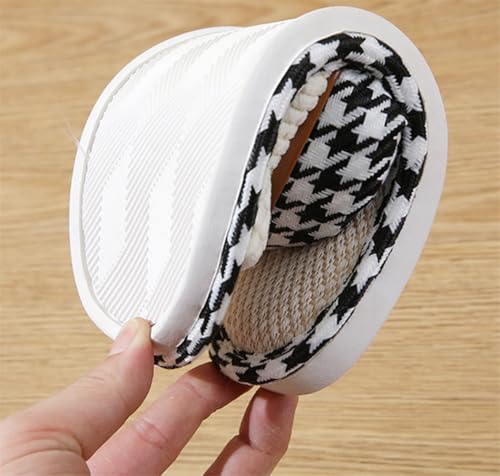 Womens Slippers House Slippers Soft Linen House Shoes Slippers Breathable Home Shoes Memory Foam Slippers Open Toe Bedroom Slippers Washable Slippers for Men indoor3