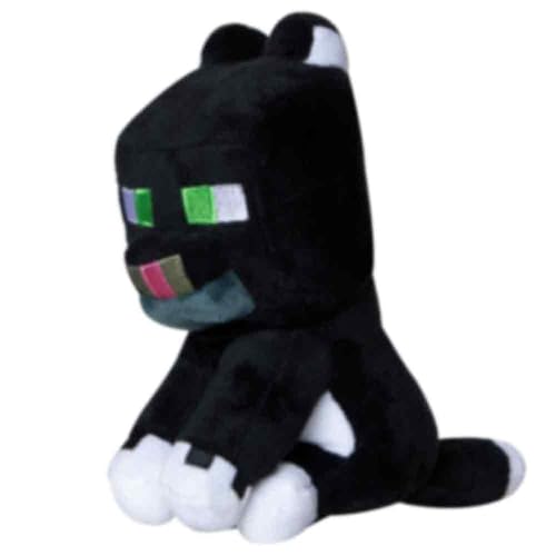 ZEKLZD Cat Plush, Black Cat Stuffed Plush Toy, 7.3" Soft & Comfortable, Versatile Home Decoration