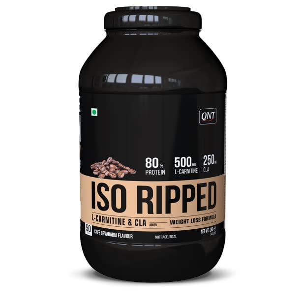 QNT ISO Ripped Whey Protein Isolate Powder with LCarnitine & CLA