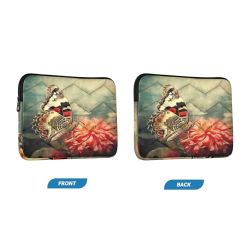 Funda vintage para laptop 13-14 pulgadas impermeable y resistente miniatura 2