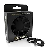 Discagenda Aluminum Disc-Binding Discs 33mm 1.3in 8 Piece Set Black