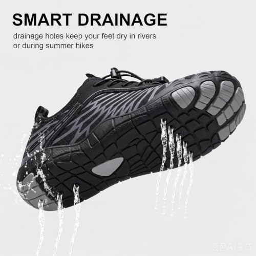 Image of Hike Barefoot Shoes Women Men Non-Slip Healthy Breathable Fashion Trail Running Womens Mens Wide Toe Zero Drop Water Shoe