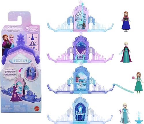 Mattel Disney Frozen Anna or Elsa Pop-Up Castle (Character May Vary)
