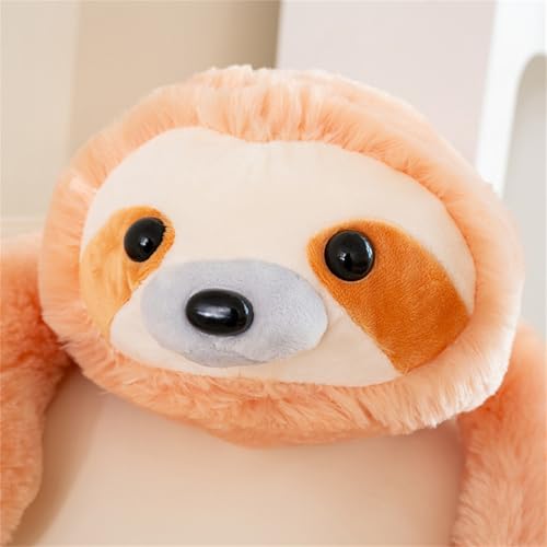 Sarah Duke Faultier Kuscheltier, Kuschel Stofftier Faultier Plüschtier für Mädchen, Jungen & Babys, XXL groß Plush Baby-Geschenk für Erwachsene Kinder (50cm)
