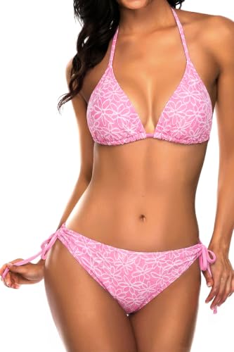 Image of Tempt Me Women Triangle Bikini Sets Tie Side Bathing Suit
