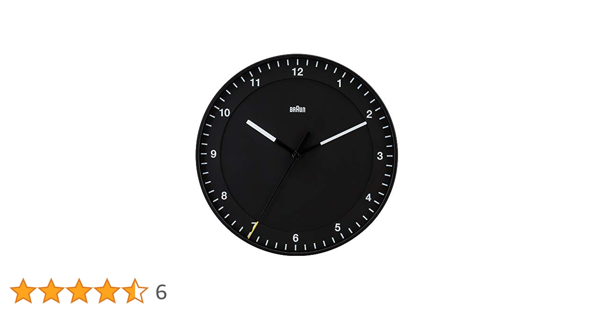 BRAUN Wall lock BC17B 壁掛け時計　シンプル　黒 BRAUN（ブラウン） | BRAUN WALL CLOCK BLACK BC17B（ブラウン