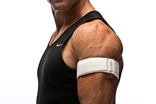 Cho-Pat Upper Arm Strap (Waterproof) - Compression Band Prevents Pulling and Tearing - Swimmer's Arm, Bicep and Tricep Tendonitis (Medium)
