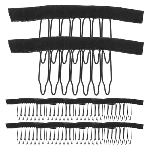 Pinces métalliques invisibles anti-glissement pour peignes à postiche 7 dents