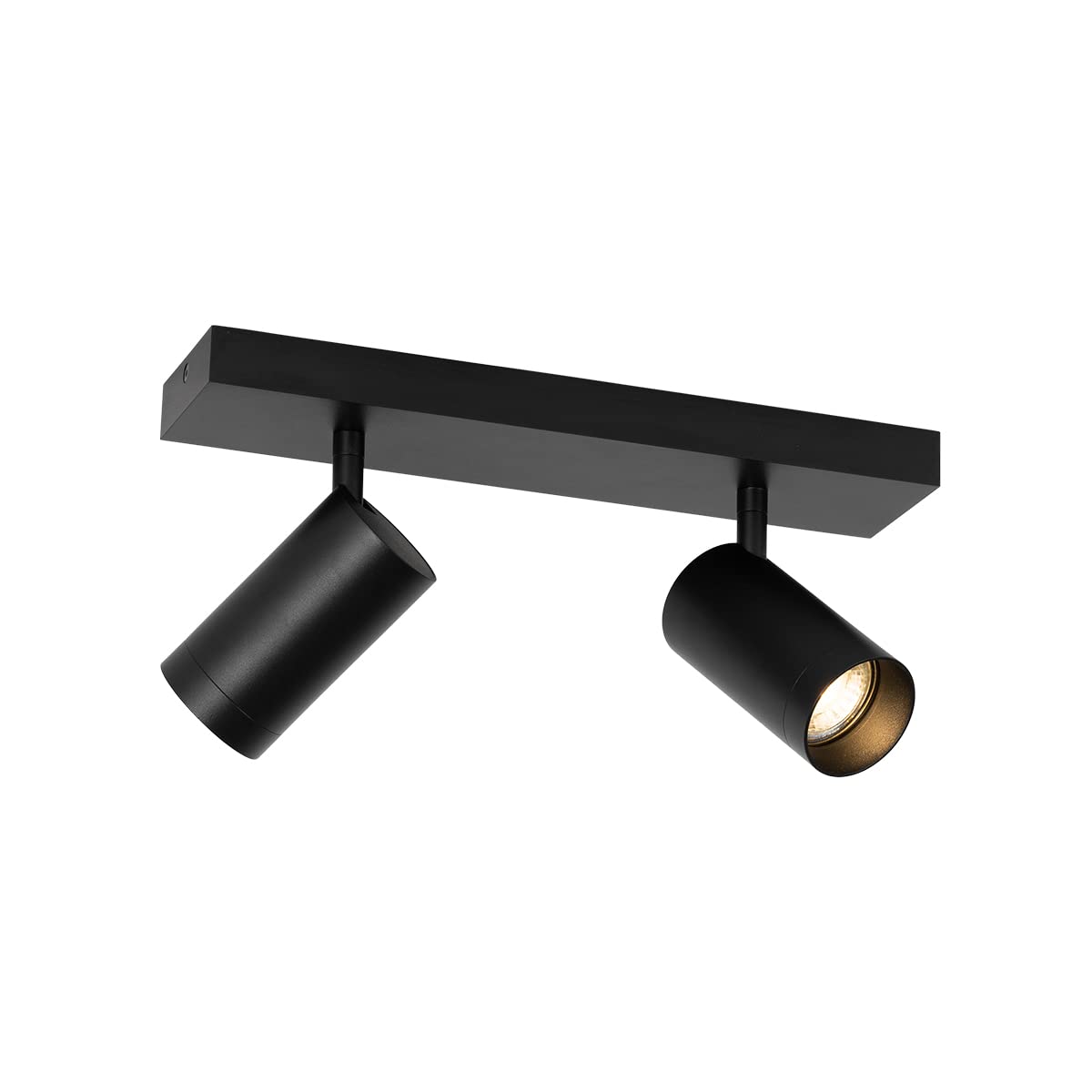 Qazqa jeana luxe - Faretto da soffitto/parete Moderno - 2 luce - L 32 cm - Nero - Moderno - Soggiorno I Camera da letto I Sala da Pranzo I Cucina
