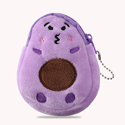 Fashion Women Avocado Shape Mini Purse Hanging Pendant Lovely Ladies Cute Small Wallet4