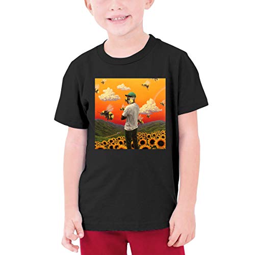 For L And Yu Teenage T-Shirt Tyler,Flower Boy The Creator Cotton Tee Fashion Youth Tshirt Black