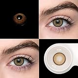 FRESH LADY Lentillas cosméticas blandas sin graduación de hidrogel con colores naturales de óptima oxigenación y humectabilidad, lo que proporciona más tiempo de uso con mayor confort y mejor salud ocular.