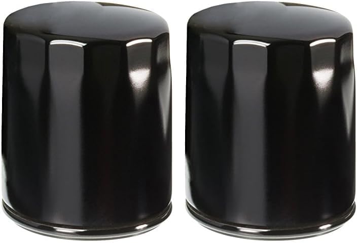 HiFloFiltro HF171B Filtro de aceite estándar negro premium, individual (paquete de 2)