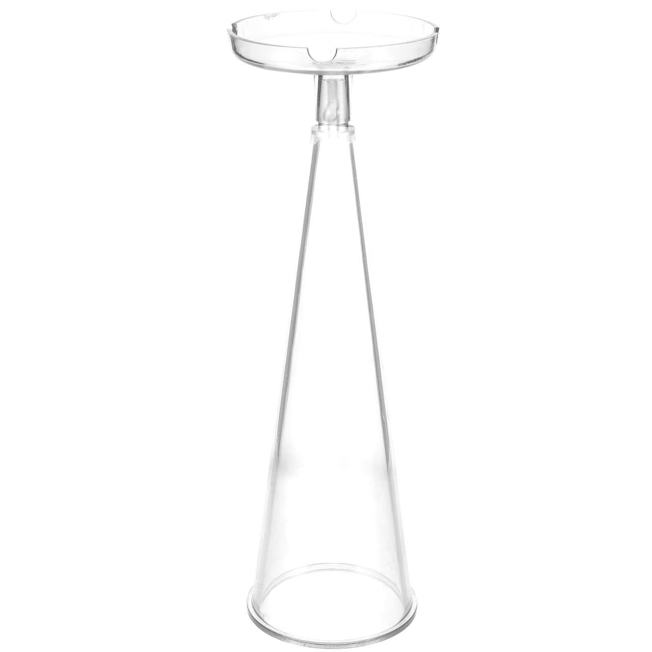 ULTECHNOVO Stampo per Candele Conico Medio in Plastica Flessibile, Resistente a Temperature Alte e Basse, Strumento la Fabbricazione Fai da Te di Candele Profumate, Saponi e Decorazioni