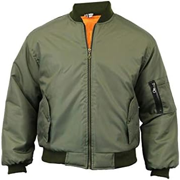 Gillicci Mens Heavy Padded MA1 Type Army Biker Doorman Bomber