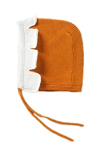 LLmoway Baby Toddler Girl Beanie Winter Knit Hat Soft Cute Cotton Hat with Strap4