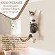 Selbstklebend Kratzmatte Katze, katzenteppich selbstklebend, Kratzschutz Sofa Katze, DIY Kratzbretter Katze kratzwand, Teppichschutz für Katzenkratzmöbel, Kratzteppich Couch-Schutz (Cremeweiß 200CM)
