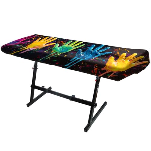 Image of Nuxovilar Handprint Piano Cover Elastic Milk Silk 88 Key