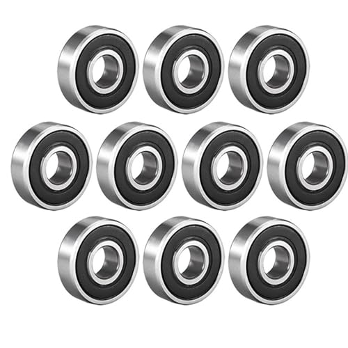 Rodamiento 6902-2RS 15x28x7mm rígido de bolas con doble sello de sección delgada pack de 10 uds