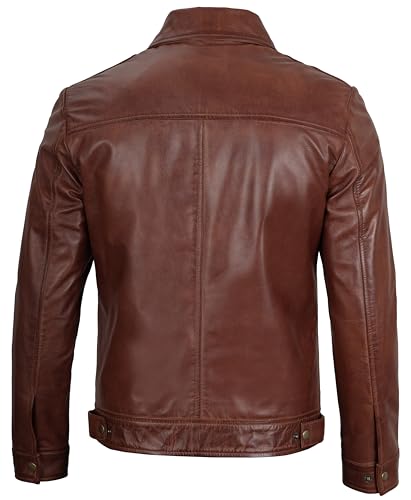 Decrum Vintage Lambskin Leather Jacket
