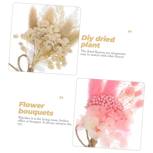 6 mini ramos de flores secas para decoración miniatura 3