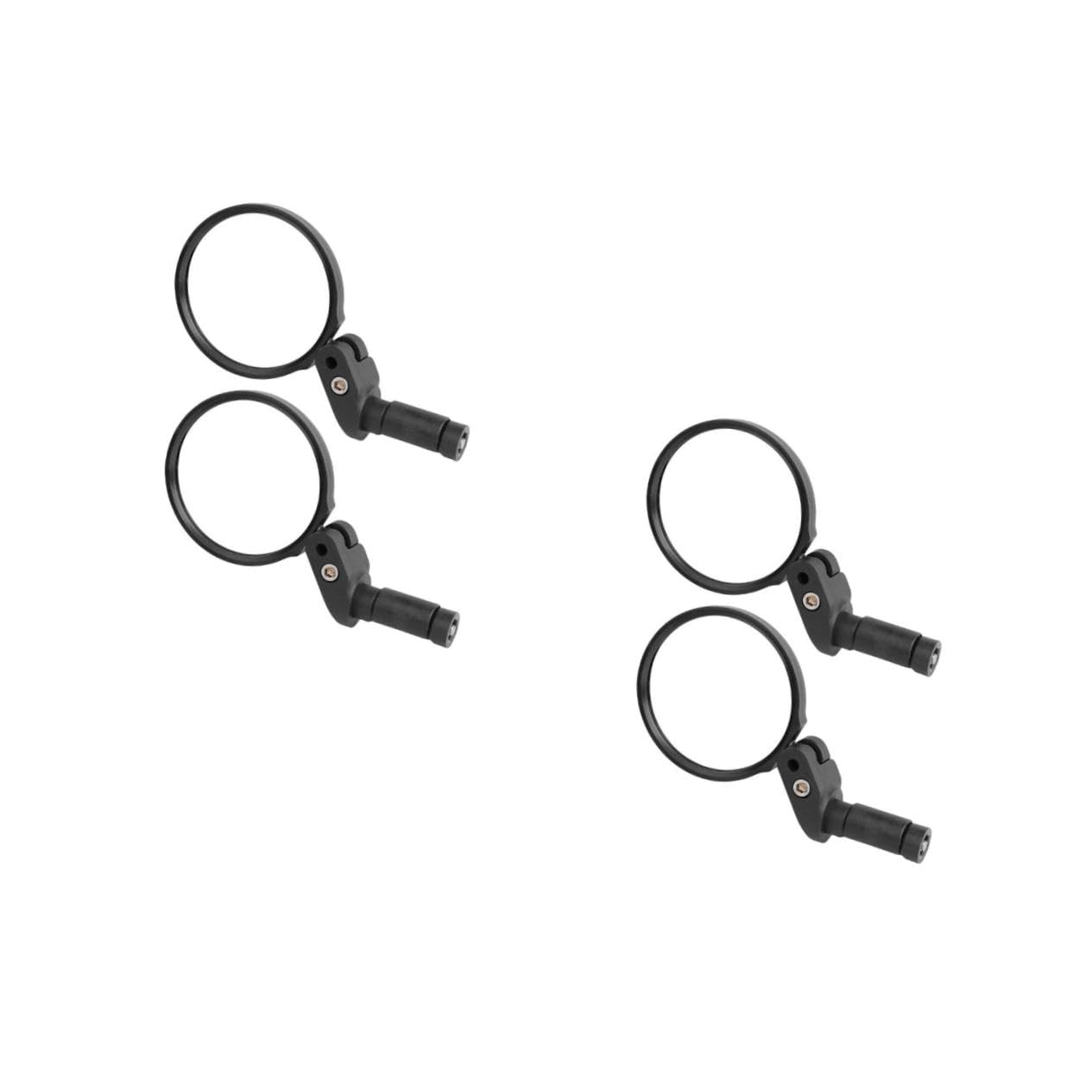 2 Ensembles Rétroviseurs De Vélo Convexes Réglables Pour Guidon Accessoires Pour Vélo Électrique Installation Facile Rapide 2 Pièces * 2