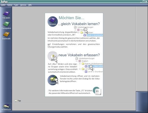 tulox Sprachtrainer PC Latein - Vokabeltrainer, Konjugations- und Grammatiktrainer mit großem vertontem E-Wörterbuch